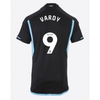 Camisa de Futebol Leicester City Jamie Vardy #9 Equipamento Principal 2023-24 Manga Curta